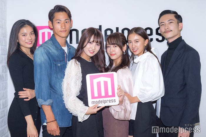 「Sophian’s Contest2020」ファイナリスト(左から)高橋彩里、田中哲也、吉開優姫、三好百花、北脇里紗、山本大葵(C)モデルプレス