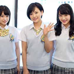 近日HKT48メンバーの“女子力”を探るインタビュー後編も配信予定！（左から）朝長美桜、兒玉遥、田島芽瑠（C）モデルプレス