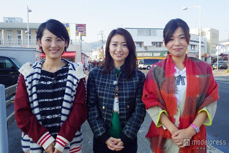 （左から）福田彩乃、大島優子、大久保佳代子【モデルプレス】