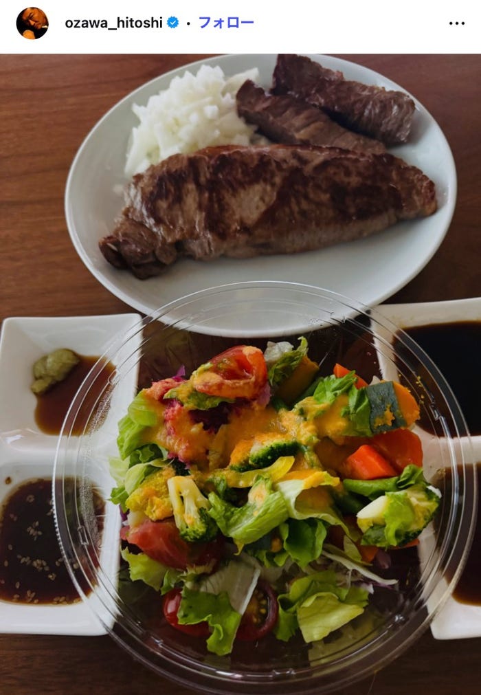 小沢仁志Instagramより