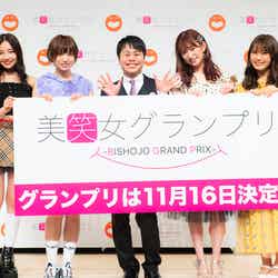 （左から）村瀬紗英、太田夢莉、井上裕介、吉田朱里、渋谷凪咲（提供写真）