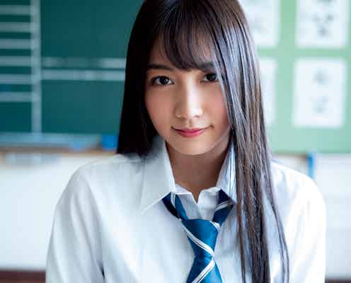 「オオカミくんには騙されない」で注目の黒木ひかり、制服で輝く“圧倒的美少女感”