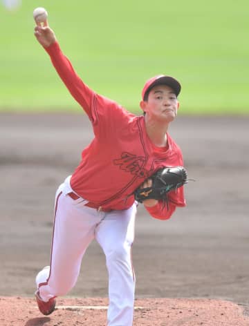 広島・岡本駿 粘投3回無失点に手応え「得意とするチェンジアップでも三振が取れた」 巨人との練習試合に先発