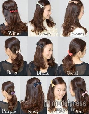 サテンリボンバレッタ「神戸ヴァンテーヌ」864円（税込）