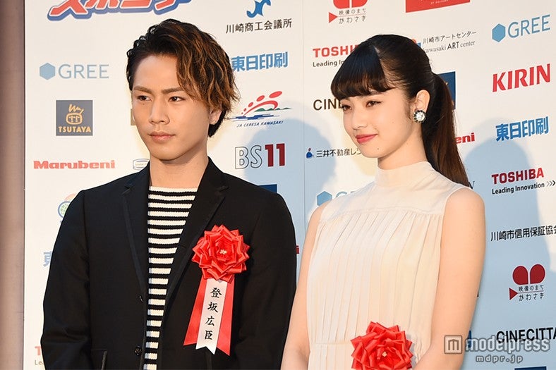 三代目JSB登坂広臣＆小松菜奈 新人賞コンビがそろって登場