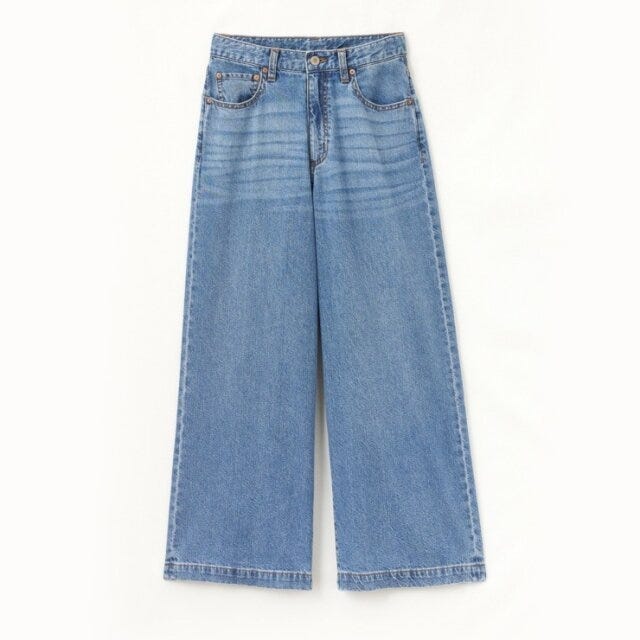 バギーデニムパンツ 2025夏しまむらレディースバギーデニムパンツ