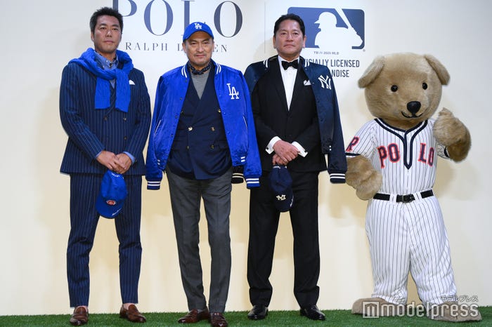 上原浩治、渡辺謙、佐々木主浩、Poloベア(C)モデルプレス