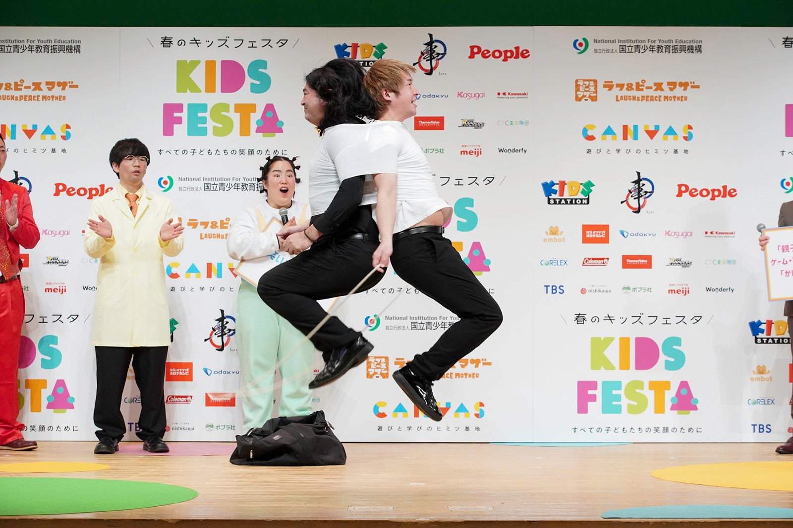 かがくと森田くん、ゆりやんレトリィバァ、鈴木Q太郎、松田洋昌（提供写真）