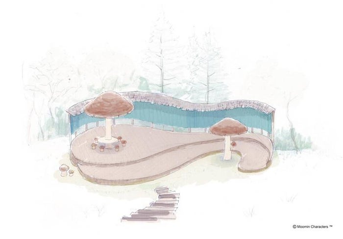 きのこの黒板（C）Moomin Characters TM