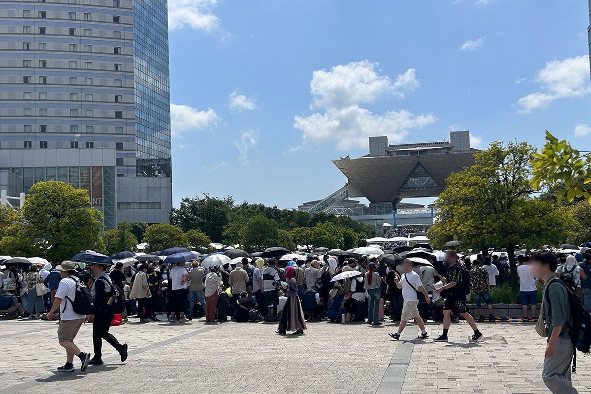 ハンズフリー背負える日傘