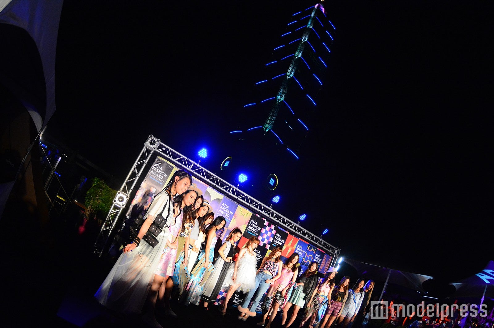 会場からは“台北101”の姿も（C）モデルプレス