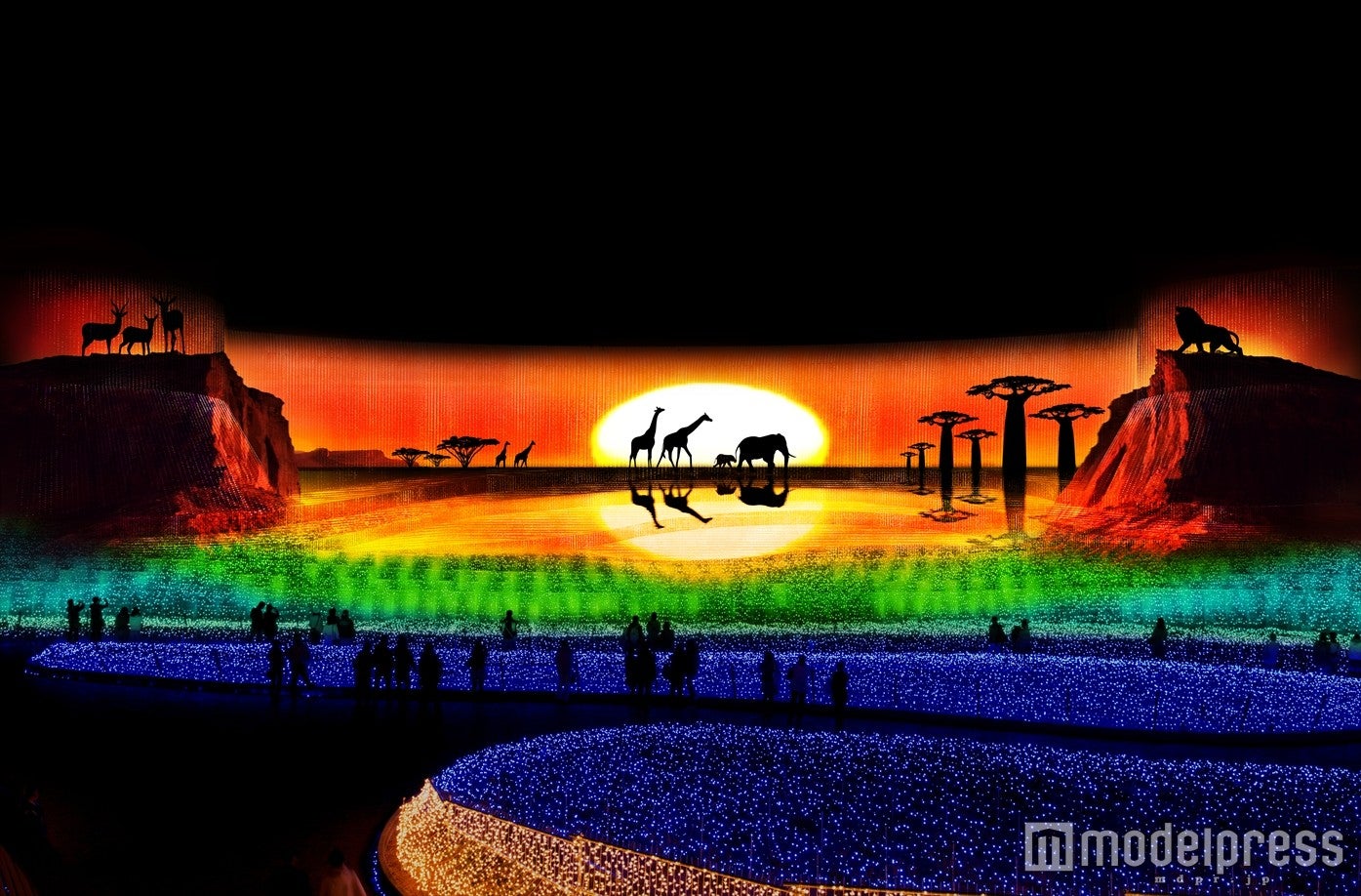 テーマ「大地」アフリカ大陸／画像提供：長島観光開発