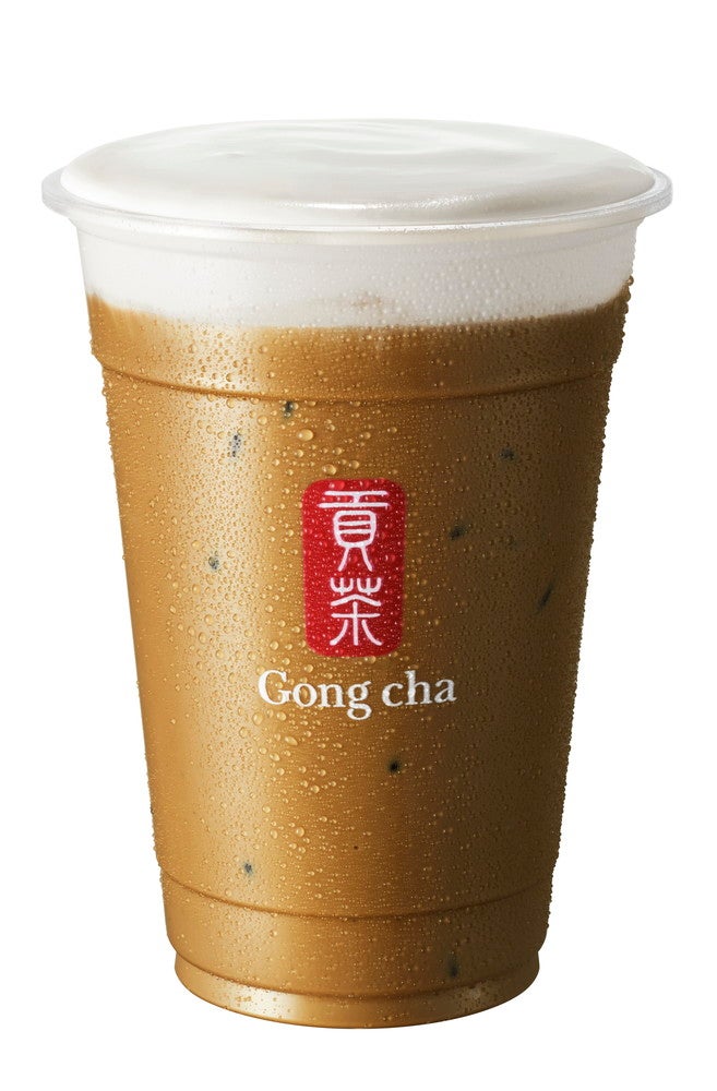新 焙じ茶 ミルクティー＋ミルクフォーム／画像提供：ゴンチャ ジャパン