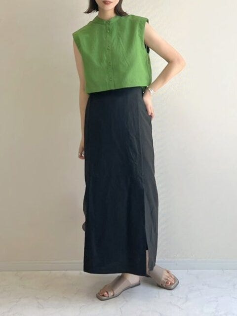 ノースリーブコーデ