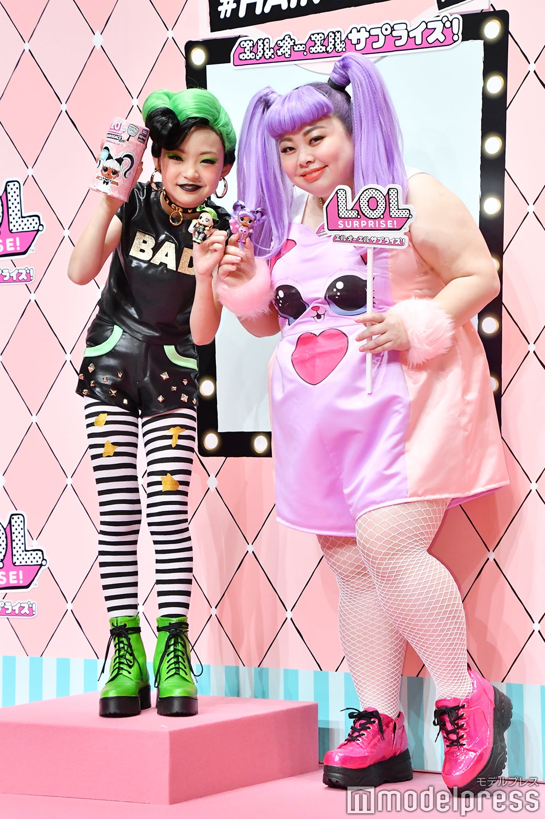 Hinata（野々山ひなた）、渡辺直美（C）モデルプレス