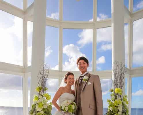 スザンヌ&斉藤コーチ、グアム挙式写真公開!本人コメント到着