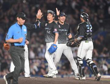 ロッテ 益田が通算249S スクランブル登板に「ちょっとバタバタしましたけど」最後は大飛球「マリンの風に助けてもらった」