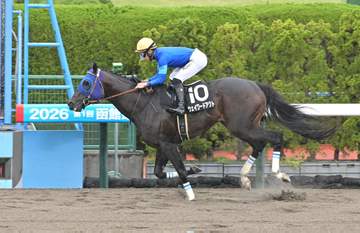 【マリーンS】ウェイワードアクト 悠々逃げ切りV 初コンビ・舟山も笑顔「楽しみな馬に出会いました」