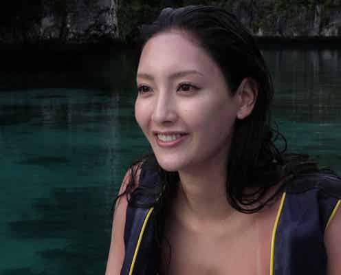 “ほぼスッピン”の菜々緒に初密着、パラオ一人旅で知られざる“素顔”を解放