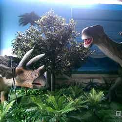 ステゴザウルスたちも全て動く/画像提供:TKファクトリー