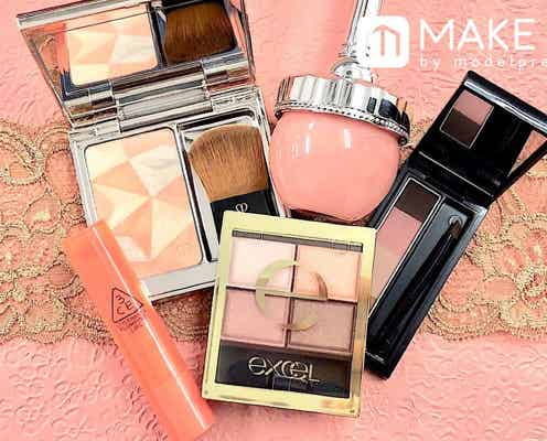 ぴちぴちピーチ色で狙う万人モテ!フレッシュメイクで好印象いただきます