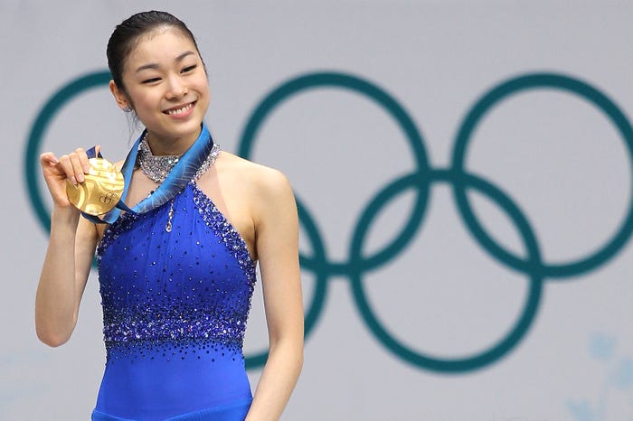 バンクーバー五輪金メダルのキム・ヨナ (Photo by Getty Images)