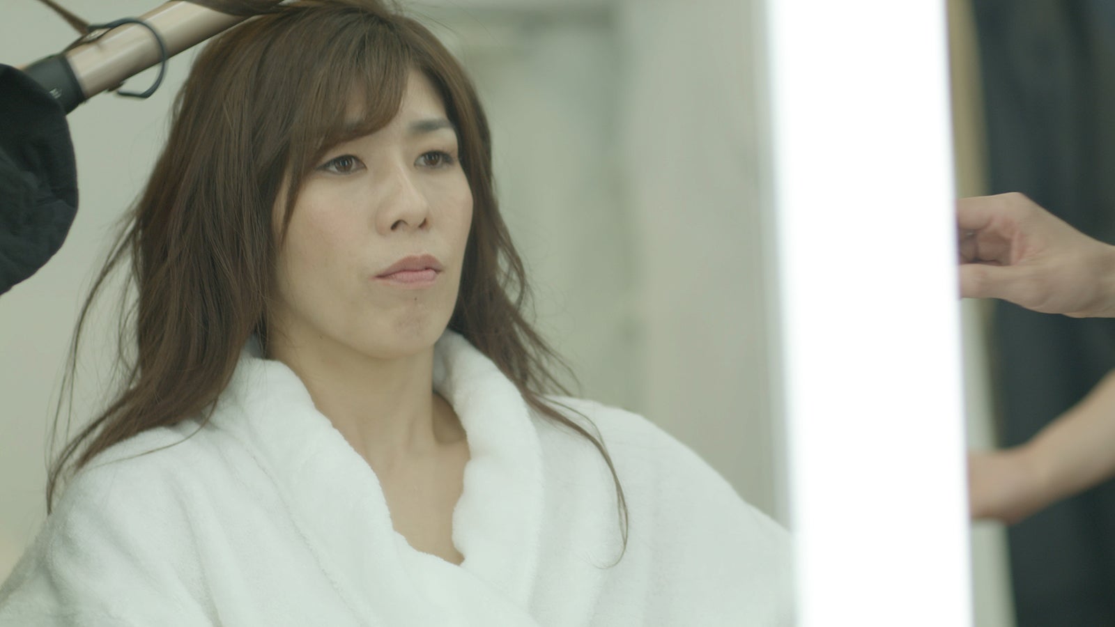 吉田沙保里／メイキングより（提供写真）