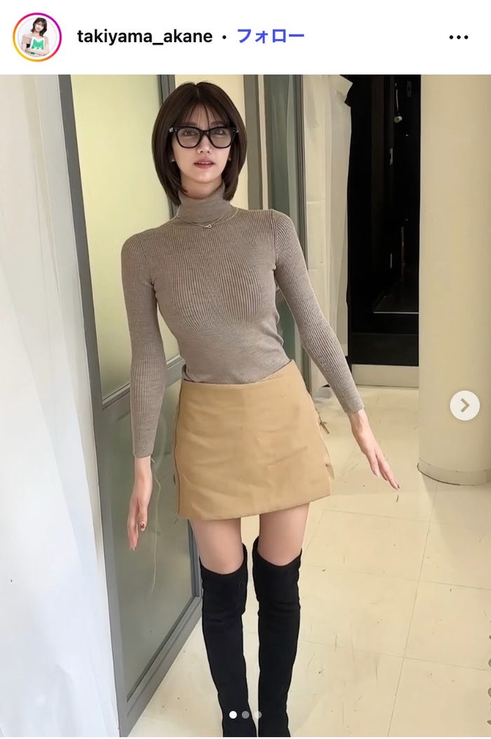 瀧山あかねInstagramより