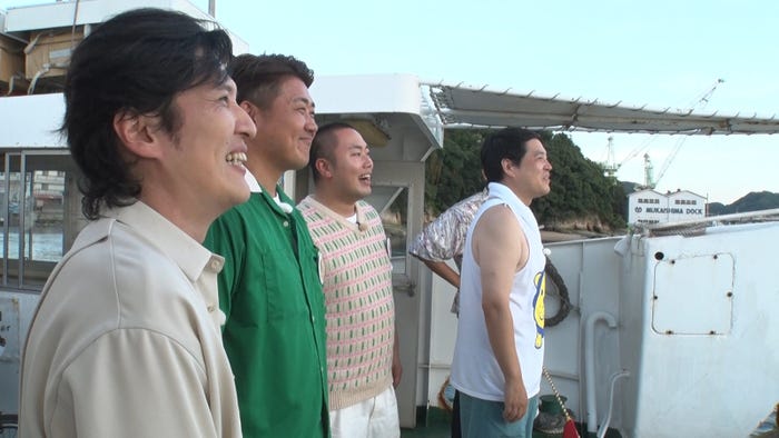 清塚信也、松坂大輔、岡部大、タカ(C)テレビ朝日