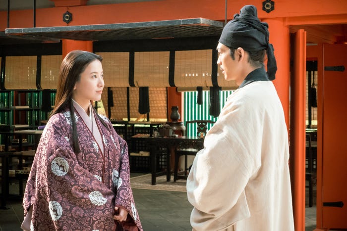 吉高由里子、松下洸平「光る君へ」第46話(C)NHK