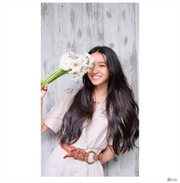 Koki,、Cocomi撮影ショットの美貌に反響「女神」「お母さんの面影も」