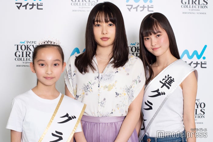 モデルプレスのインタビューに応じた上妻美咲、桜井日奈子、名波美海（C）モデルプレス