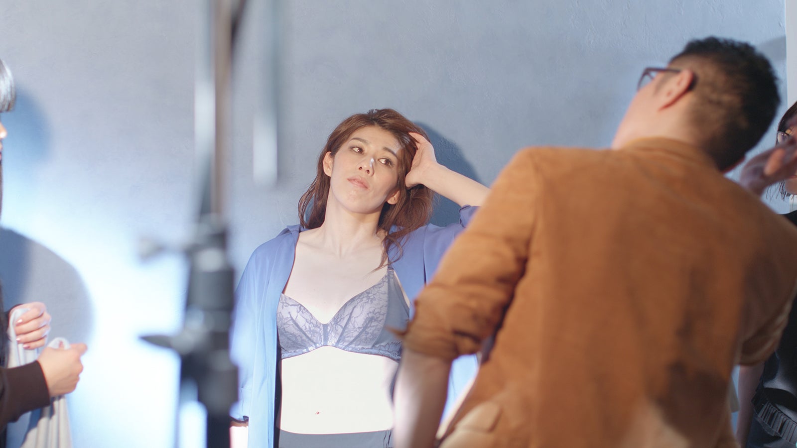 吉田沙保里／メイキングより（提供写真）