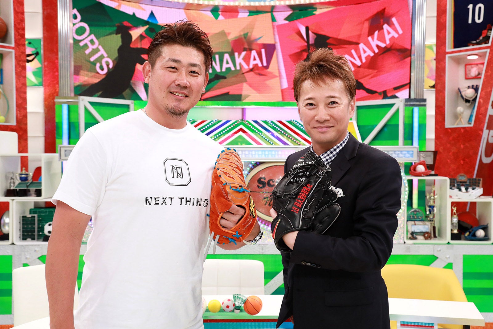 中居正広、松坂大輔選手とのキャッチボールに感激　10年ぶりの共演