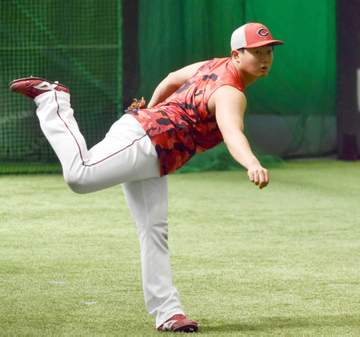 広島ドラ4・工藤 1軍へ気合充填中 リハビリ中に配球学び同期活躍も刺激に 1月合同自主トレで右脚故障