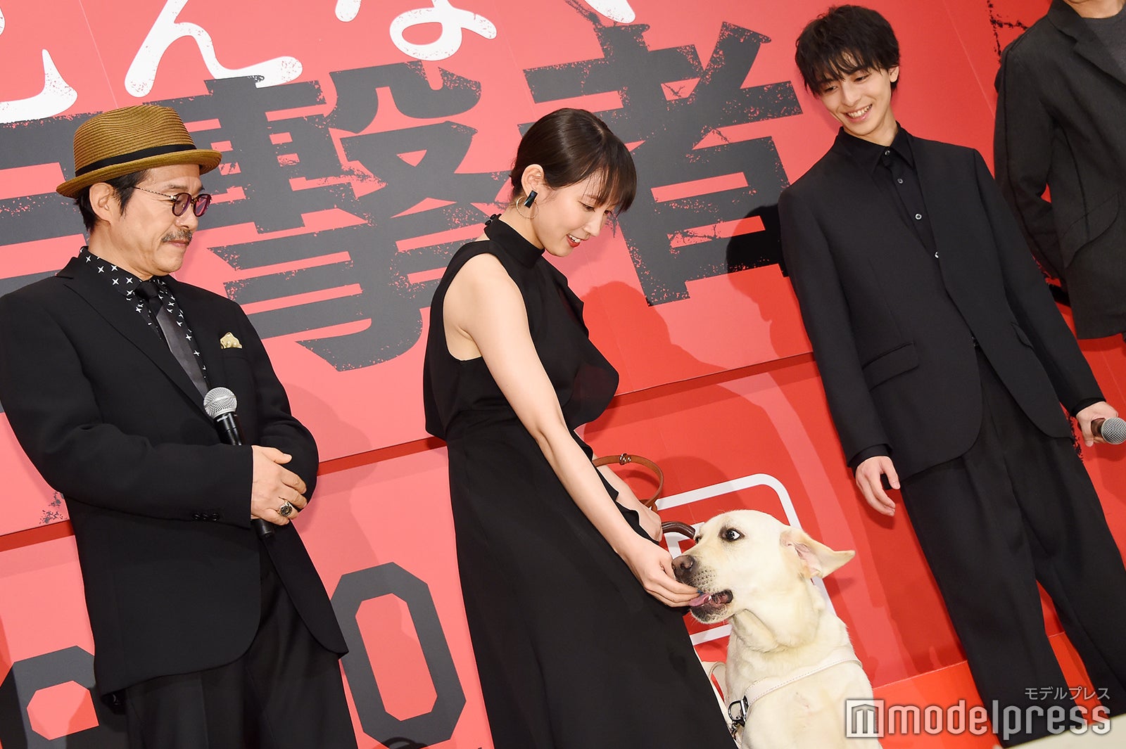 田口トモロヲ、吉岡里帆、パル、高杉真宙（C）モデルプレス