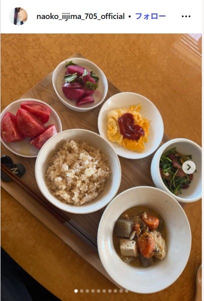 飯島直子Instagramより