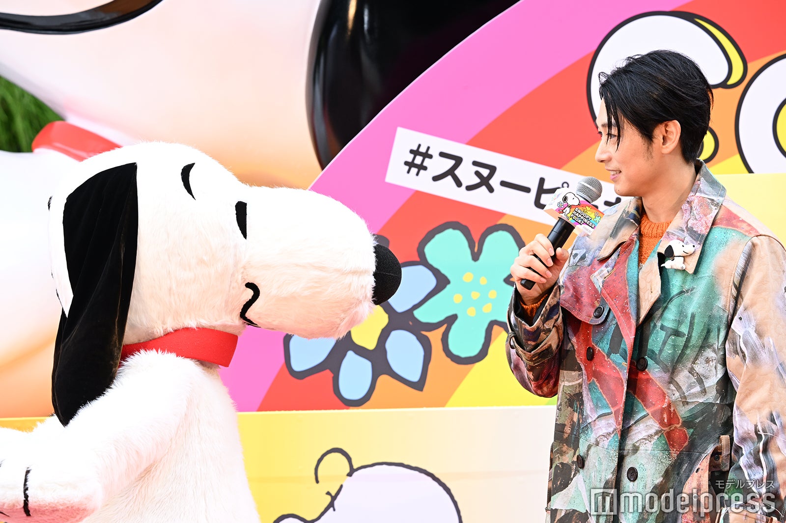 スヌーピー、ディーン・フジオカ （C）モデルプレス