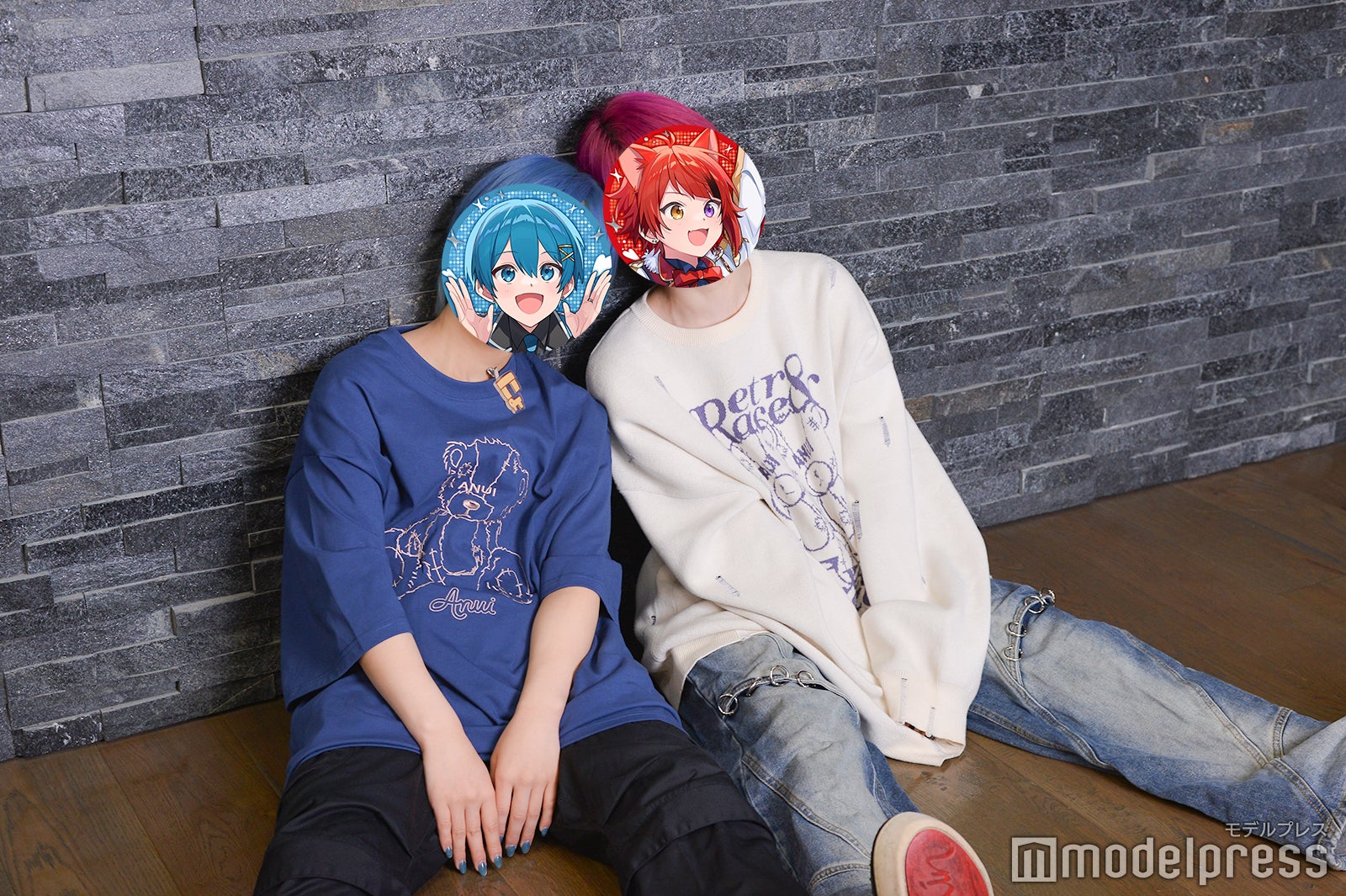 （左から）ちぐさくん、莉犬（C）モデルプレス