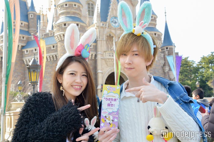 「エッグハントプログラム~“うさたま”を探せ!~」も実施/モデル:辻川可奈子、浜田健斗(C)モデルプレス