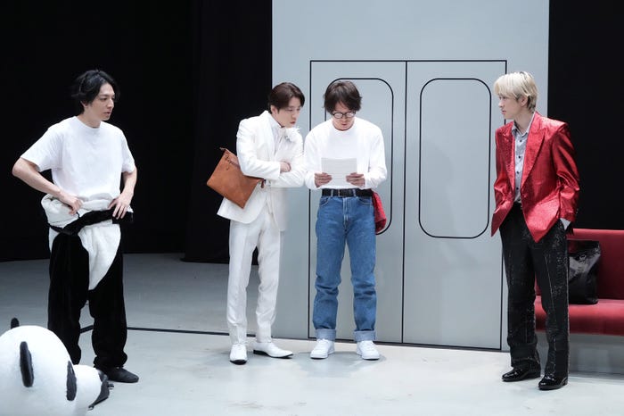 生田斗真、村上信五、丸山隆平、横山裕(C)フジテレビ