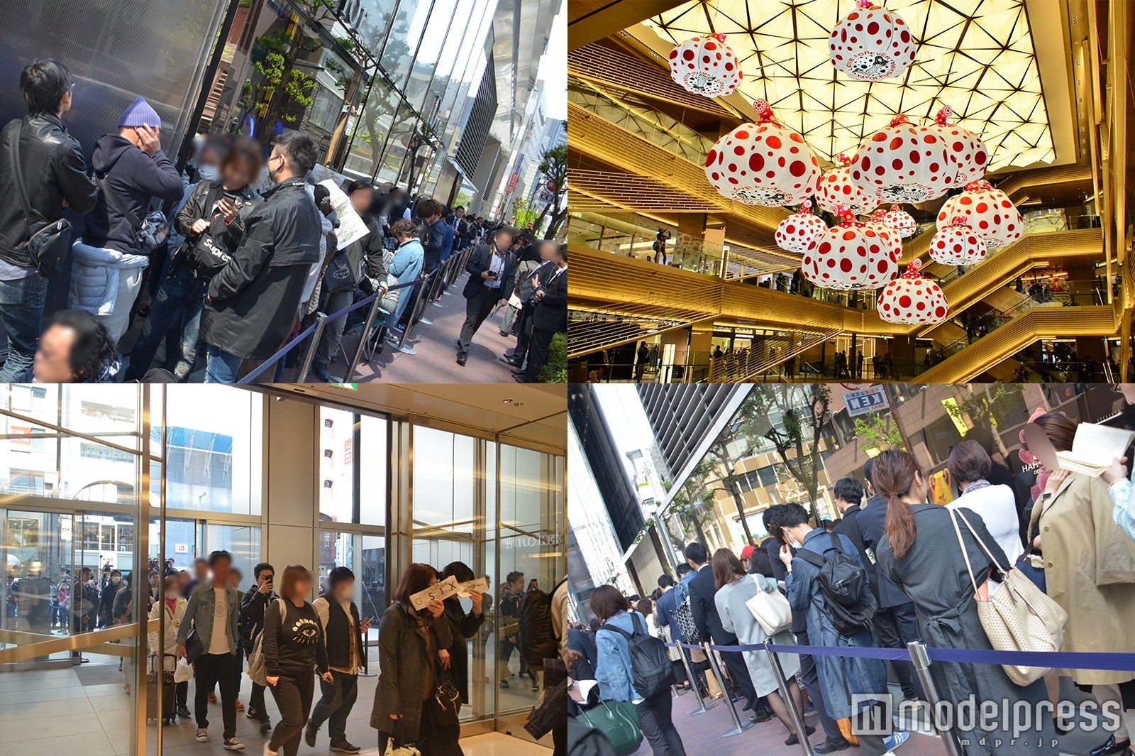 開店前に2500人が行列、銀座最大の新商業施設「ギンザシックス」開業