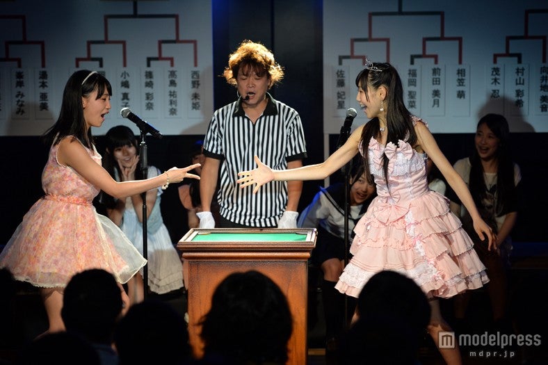 「第4回じゃんけん大会」AKB48研究生による予備戦の様子（C）AKS