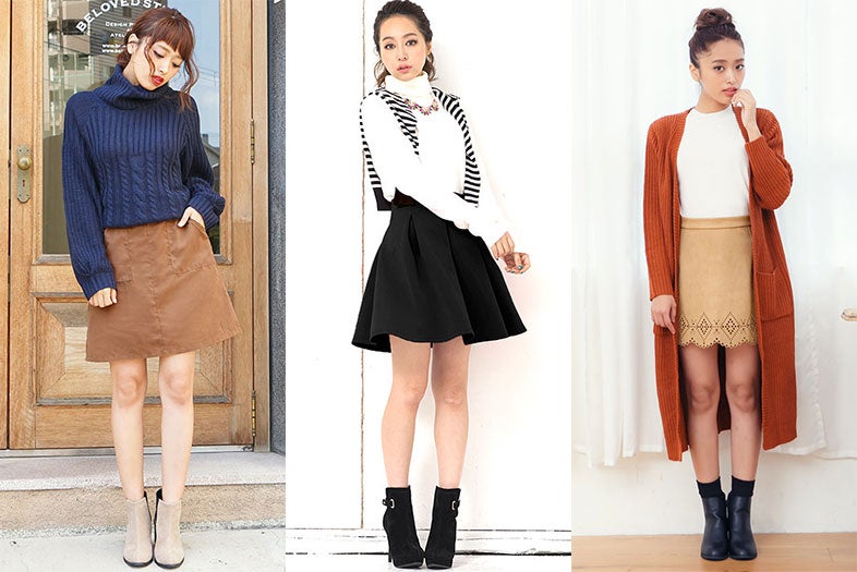 この冬「ミニスカート」人気が再燃の予感！