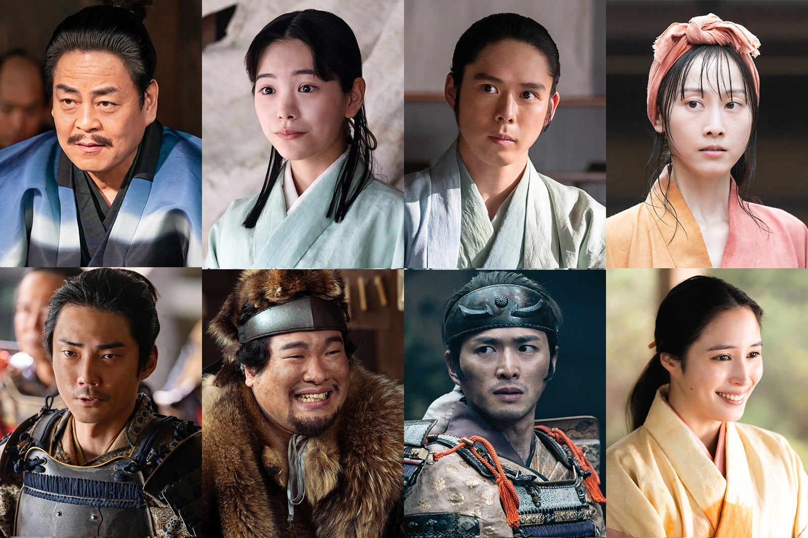 広瀬アリス・松井玲奈・當真あみ・細田佳央太ら「どうする家康」8人の扮装写真公開