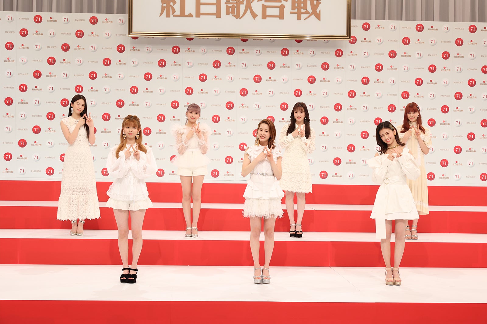 NiziU「第71回紅白歌合戦」出場歌手発表記者会見（C）NHK