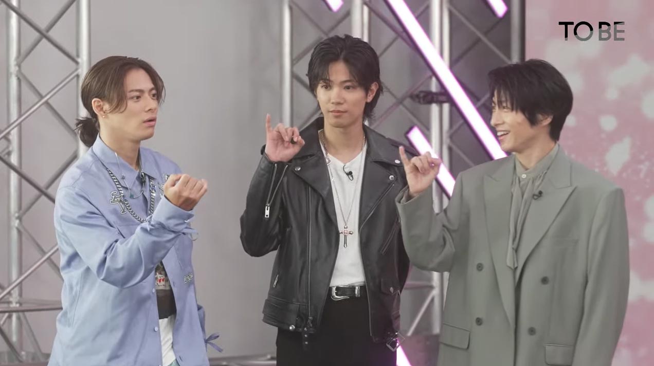 平野紫耀、神宮寺勇太、三宅健「TOBE」公式YouTubeより