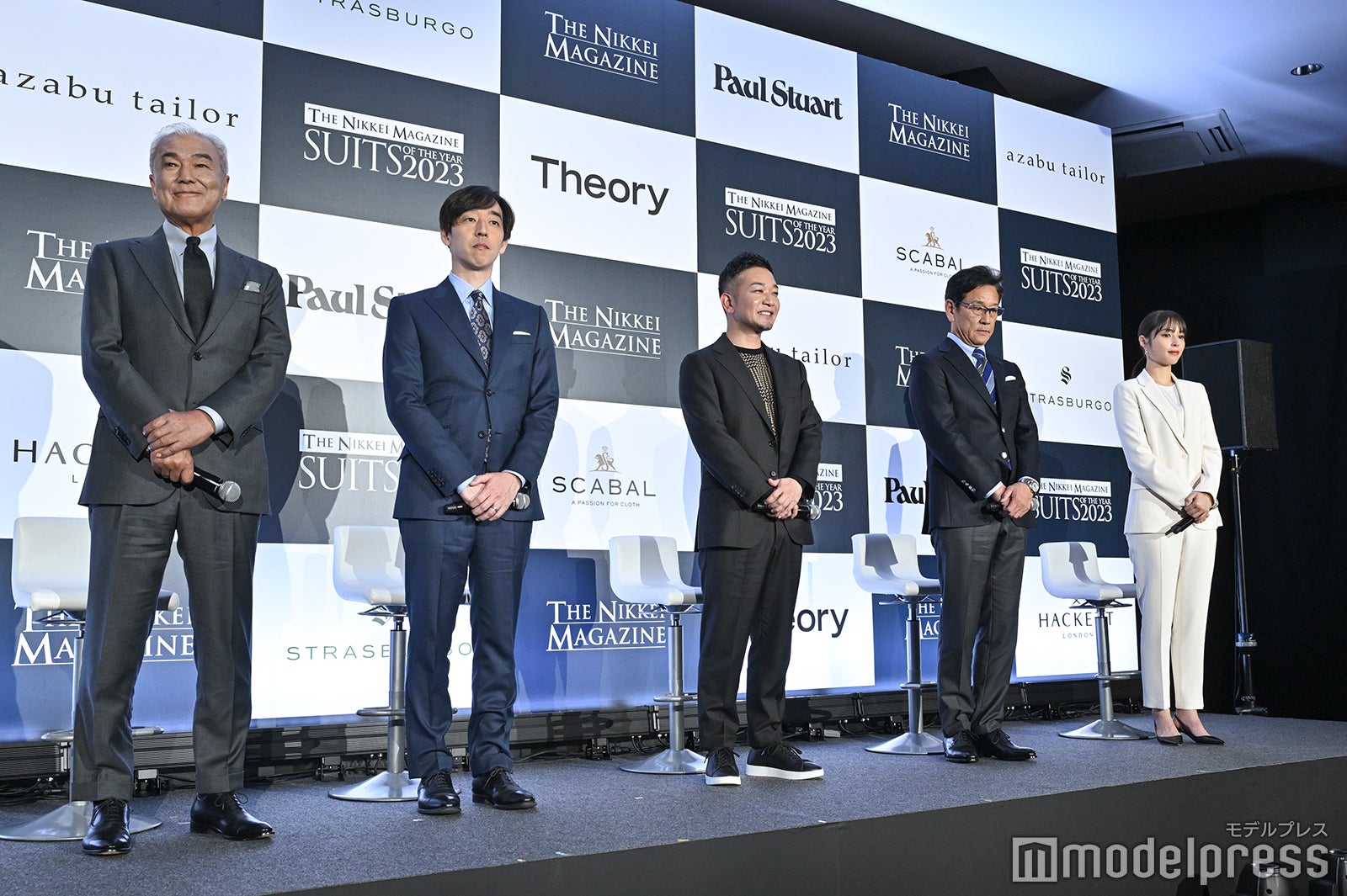 （左から）増田宗昭氏、伊藤正裕氏、小野里寧晃氏、栗山英樹氏、広瀬アリス（C）モデルプレス