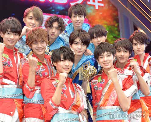 ジャニーズJr.HiHi Jets&東京B少年、切磋琢磨の“熱い夏”始まる 11万人動員59公演に意気込み<夏祭り!裸の少年/囲み取材全文>