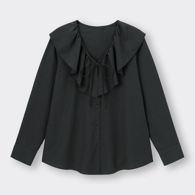 GUでおすすめの新作黒トップス